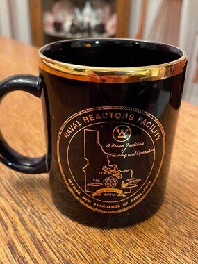 Vintage Westinghouse Naval Reactors Facility NRF Coffee Cup Mug 12 ounces*